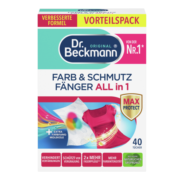 Dr. Beckmann Farb & Schmutz Fänger All in 1 40 Tücher