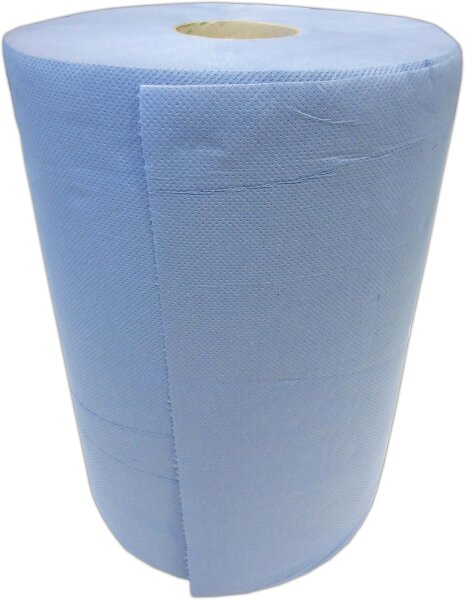 Putzrolle 2-lagig blau 36x36cm 2x 500 Tücher