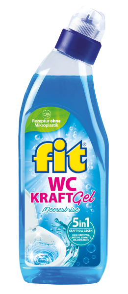 Fit WC-Reiniger Kraftgel Meeresbrise 5in1 750 ml