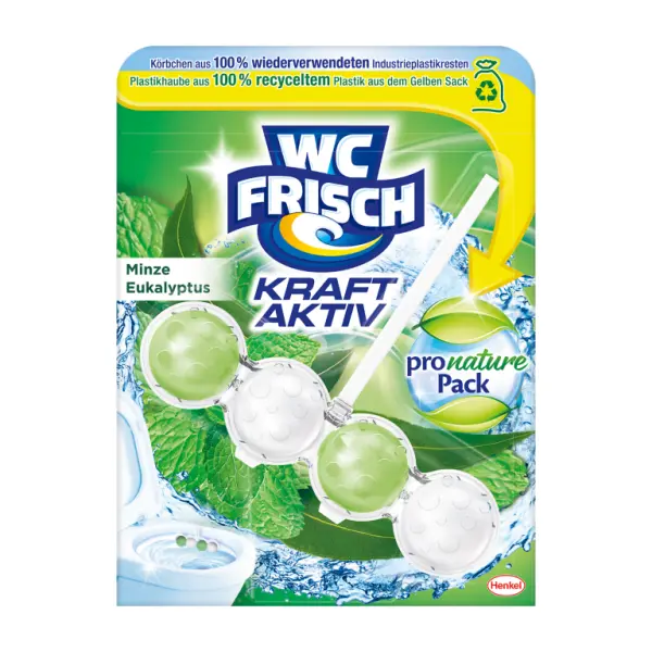 WC Frisch Kraft Aktiv Pro Nature Minze & Eukalyptus