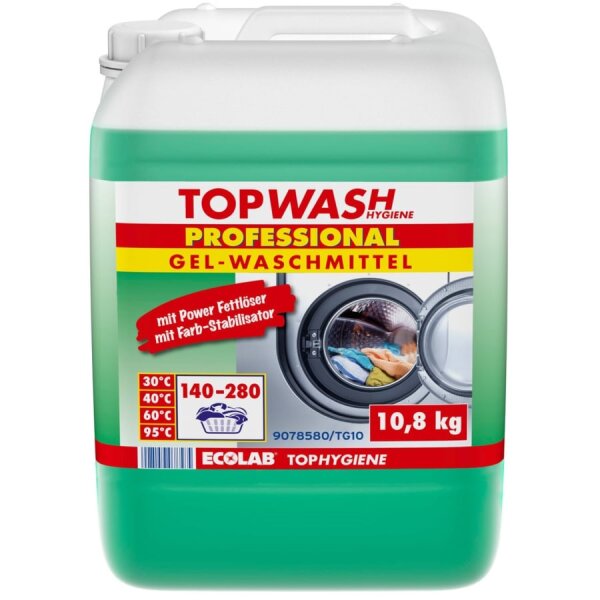 Ecolab Topwash Prof.Gelwaschmittel 10,8kg 140WL