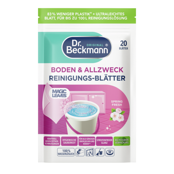 Dr. Beckmann Allweck Reinigungs-Blätter Spring Fresh
