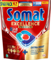 Somat Excellence Premium 5in1 Caps 67 Stück