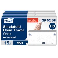 Tork Advanced Papierhandtücher H3 2-lagig weiß...