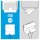 Tork 600297 Xpress Multifold-Handtücher Weiß H2, extraweich, 7 × 100 Tücher