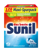 Sunil aktiv Vollwaschmittel Pulver 120 WL