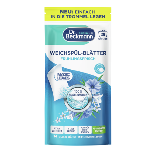 Dr. Beckmann Weichspül-Blätter Frühlingsfrisch 14 Blätter