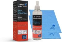 Rogge E-Sport Screen Cleaner© für Gaming Diplays. 250ml Screen Cleaner + 2 Prof Microfasertücher 38x40cm