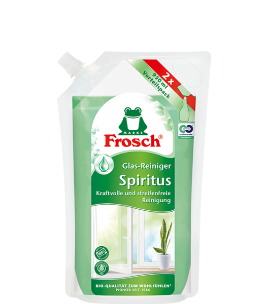 Frosch Spiritus Glasreiniger Nachfüllbeutel 950 ml